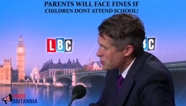Gavin Williamson "Parents will face fines if they dont send children back to school in September".