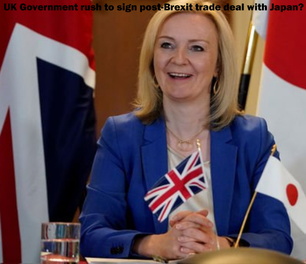 Liz Truss aiming for fast japaneese trade deal