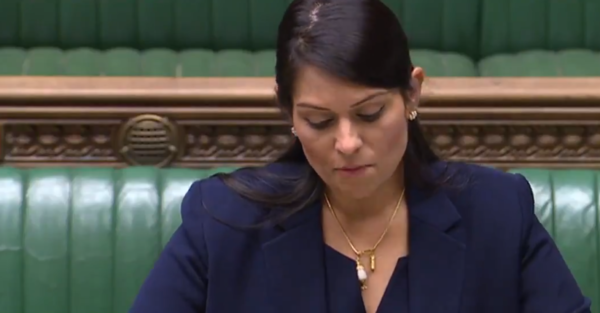 Priti Patel says all large gatherings are unlawful folowing blacklivesmatter protests