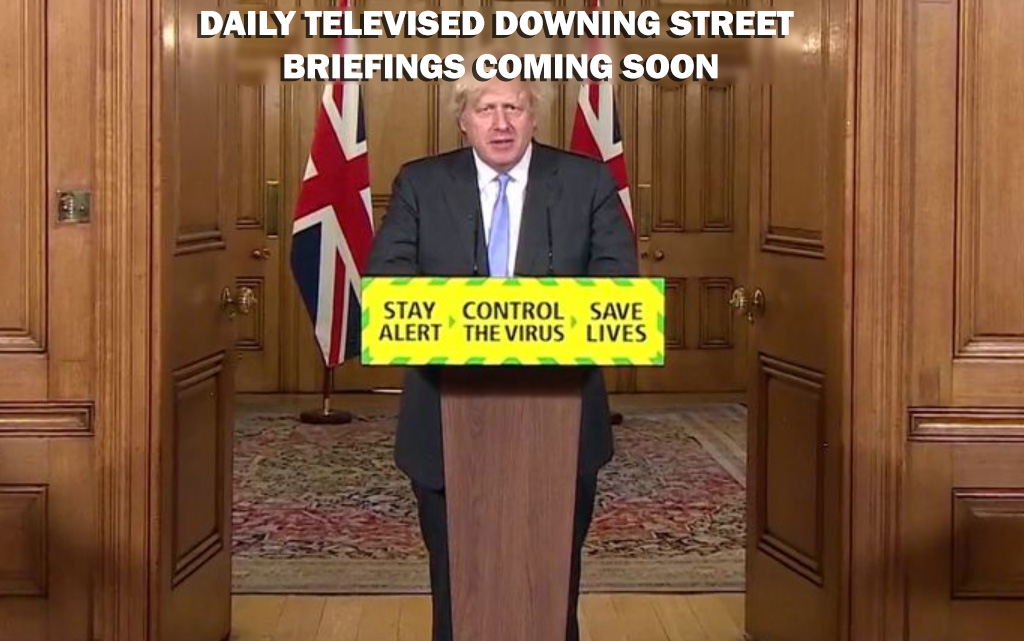 Daily downing Street briefings title