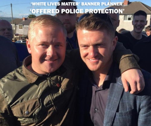 hepple and tommy robinson - offered police protection title