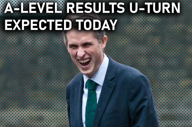 gavin williamson a level results uturn expected today
